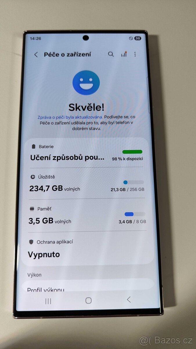 Samsung Galaxy S23 Ultra 5G S918B 8GB/256GB, Lavender, NOVÁ - 2