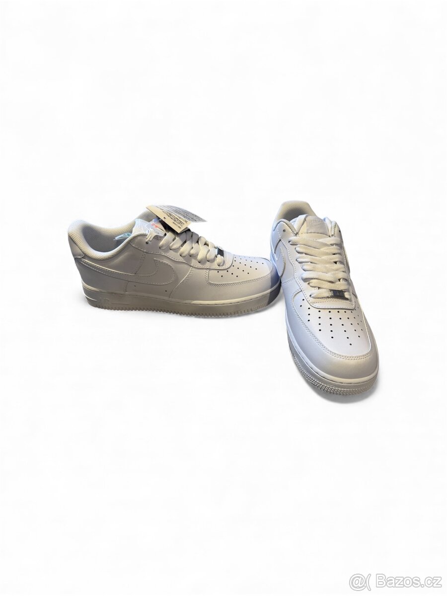 Pánské tenisky ve stylu NikeAir Force 1 - bílé, vel. 45 - 2