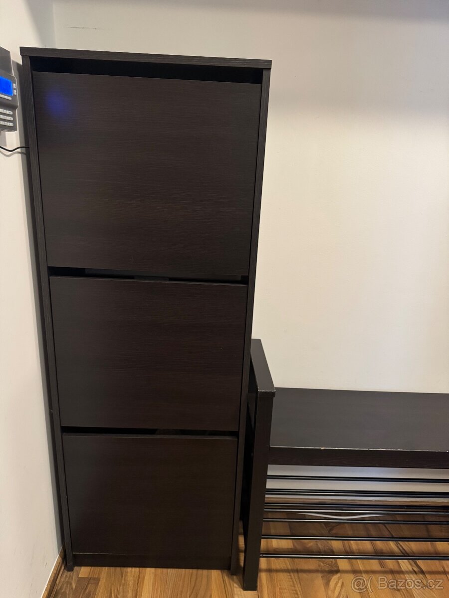 Sestava do chodby - botník, lavice, věšák - 2