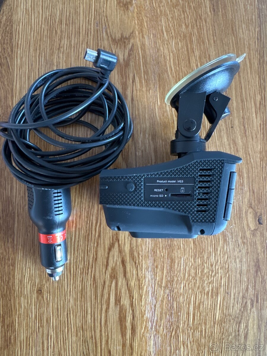 2v1 automobilový DVR rekordér Dash Cam Kamera Radar - 2