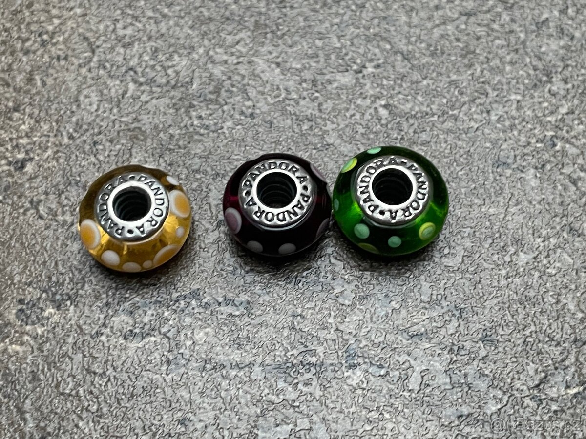 pandora koralky -murano - 2