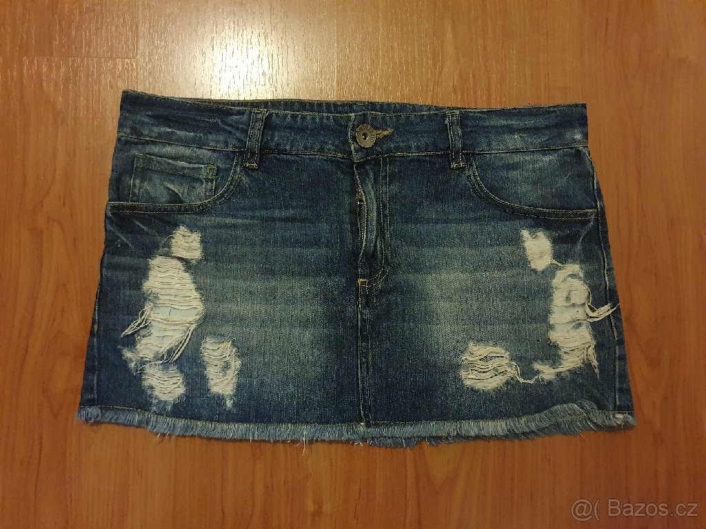 Džínová sukně Stradivarius, vel. 40 - 2