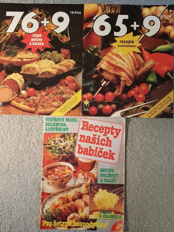 Brožované kuchařky 35 ks, i jednotlivě - 2
