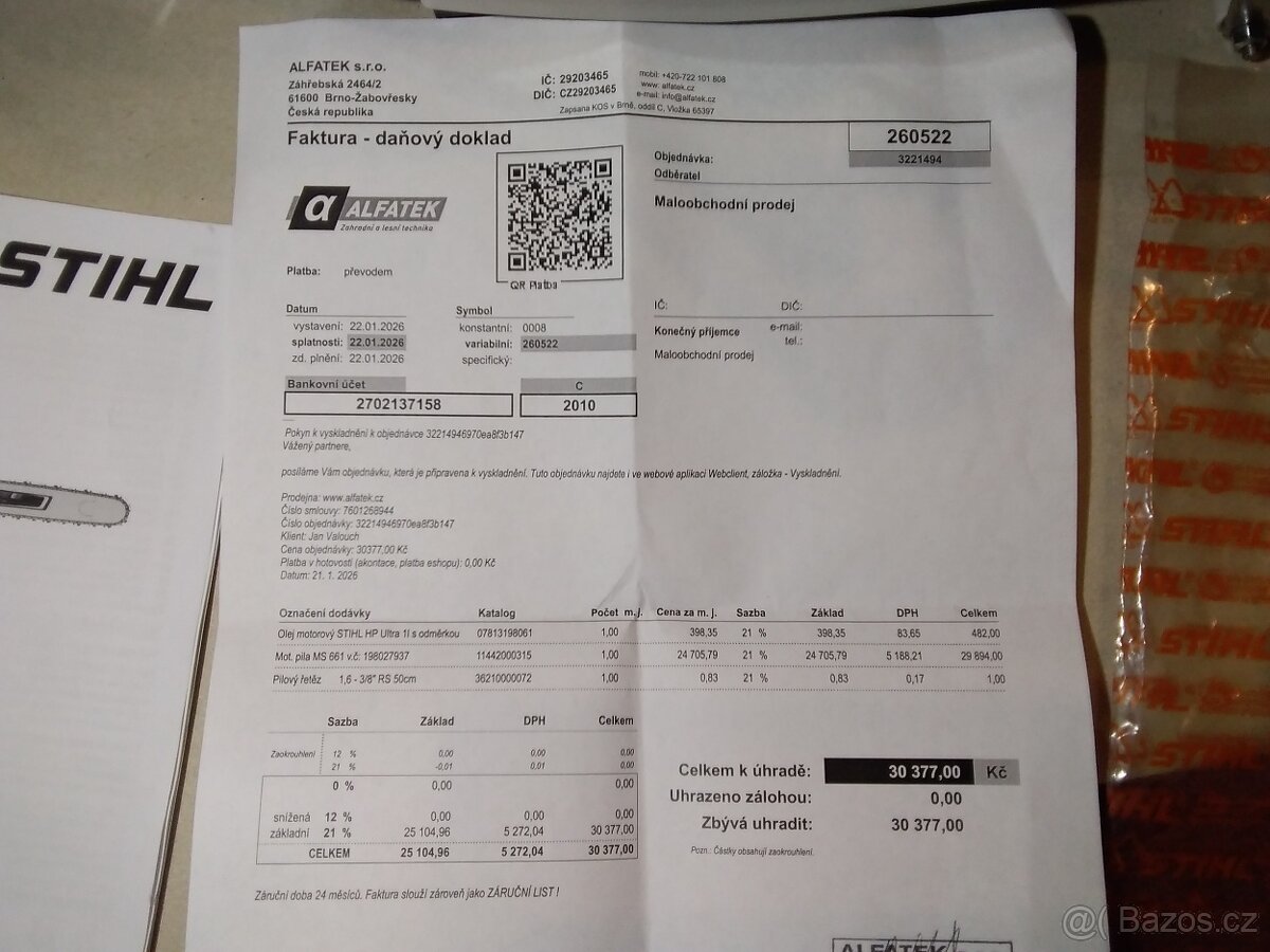 Motorová pila Stihl - 2