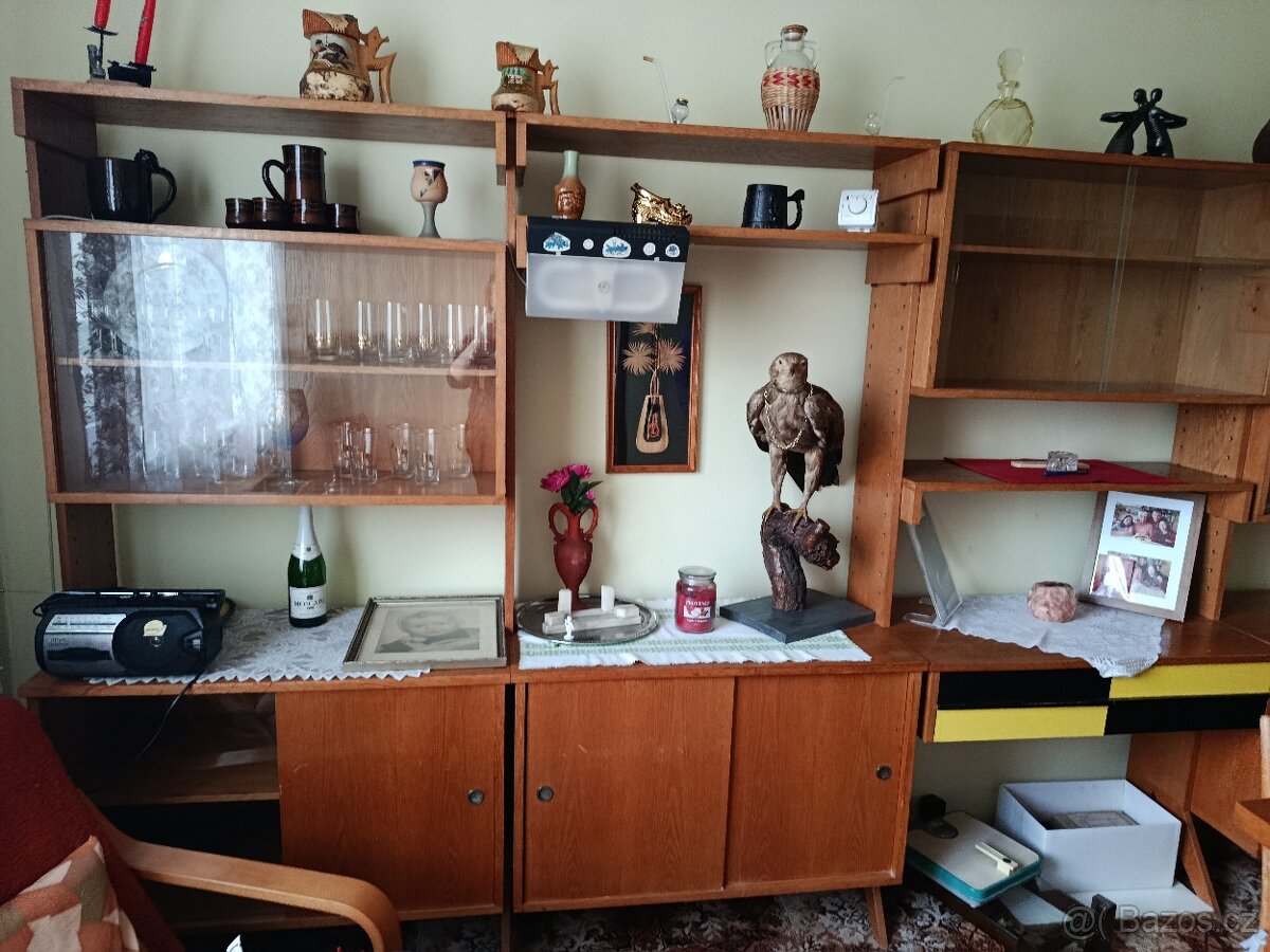 retro stěna do obývacího pokoje - 2