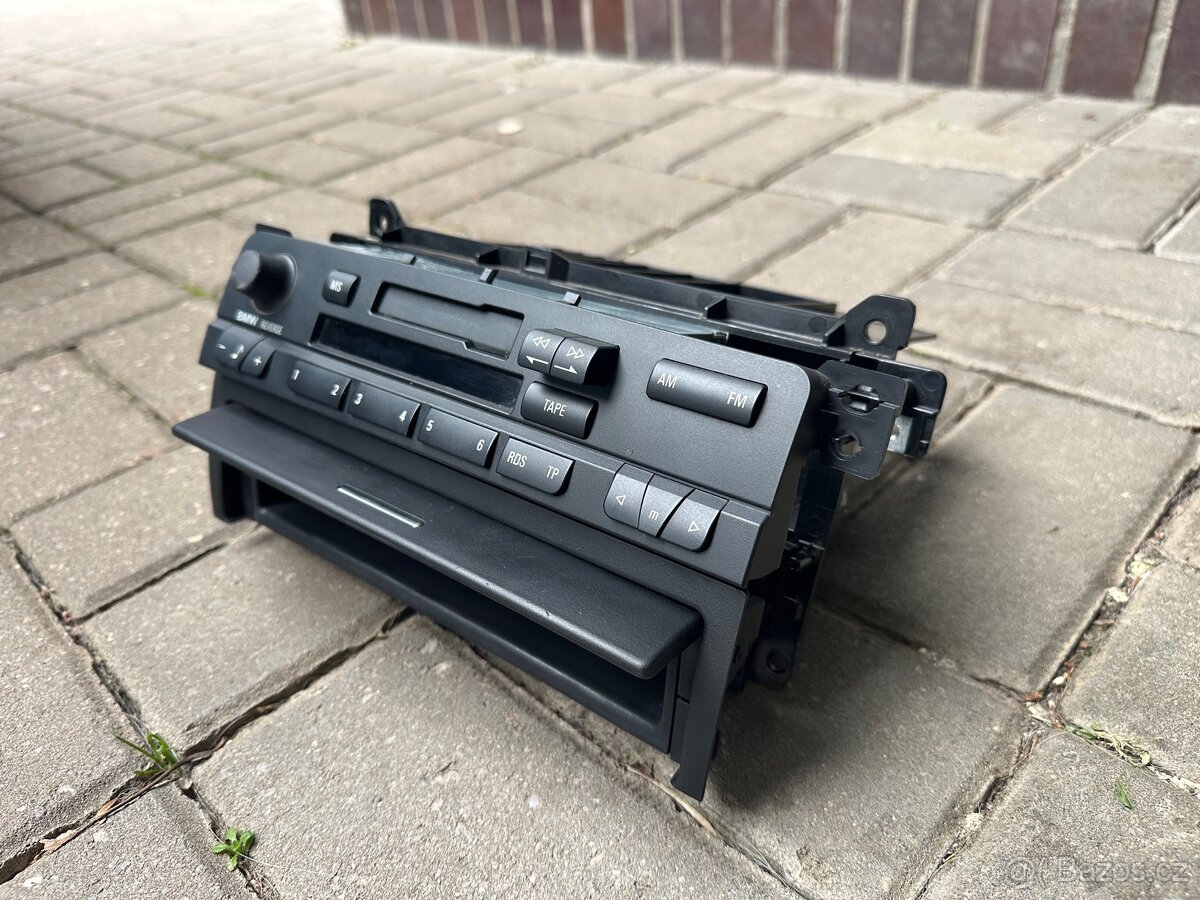 Originální rádio BMW E46 Reverse + kastlík - 2