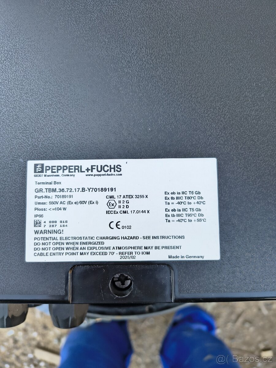 ATEX Ex terminálový box Pepperl+Fuchs IP66 – nový - 2