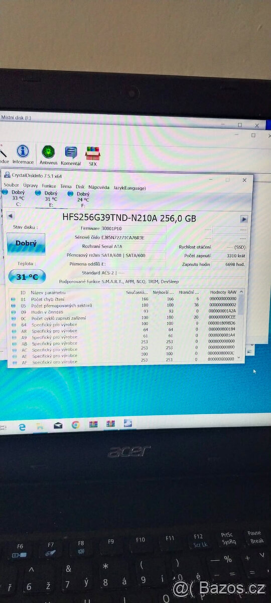 Hynix 256GB M.2 SATA SSD - 2