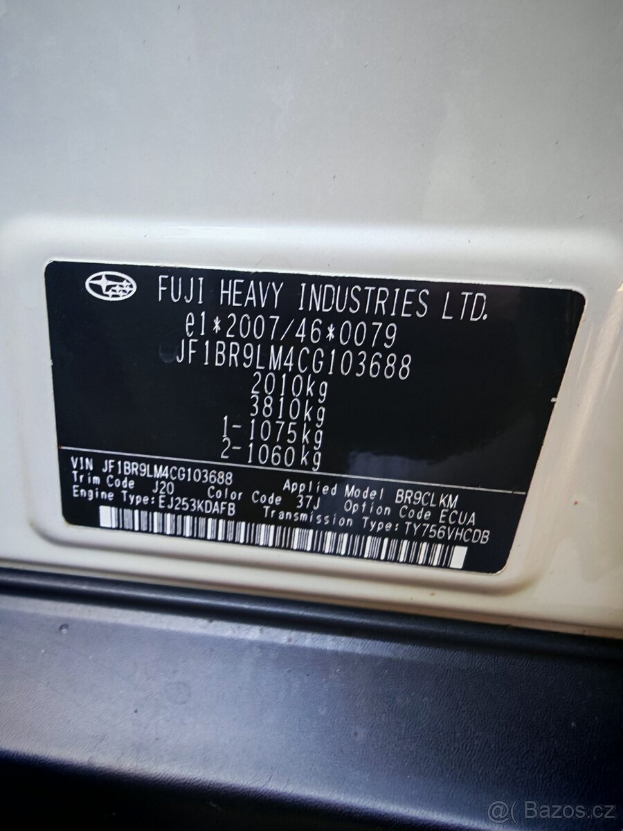 Subaru Outback 2.5 4x4 Benzin,Rozvody - 2