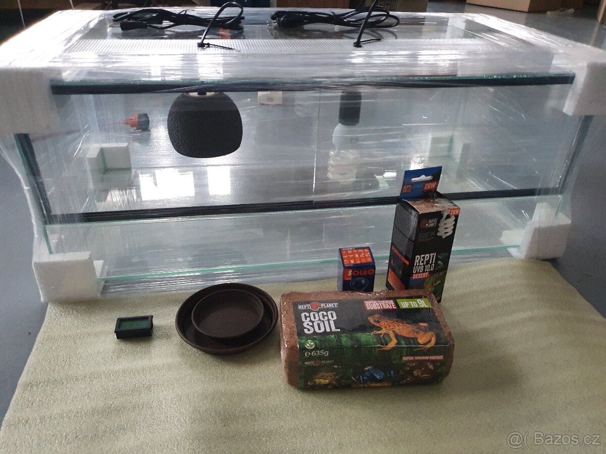 Nové terárium pro želvu s veškerým novým zařízením - 2