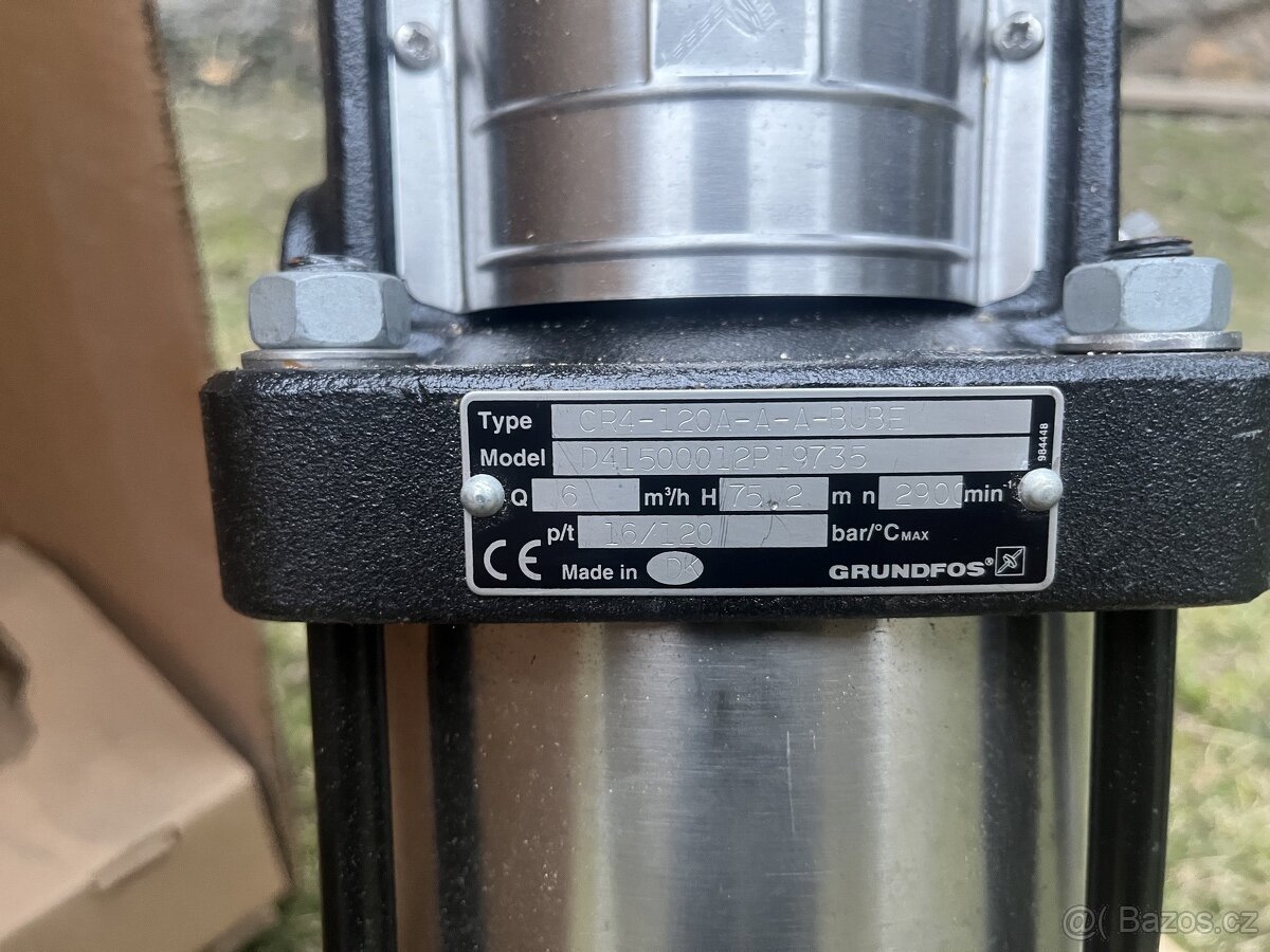 vertikální odstředivé čerpadlo grundfos - 2