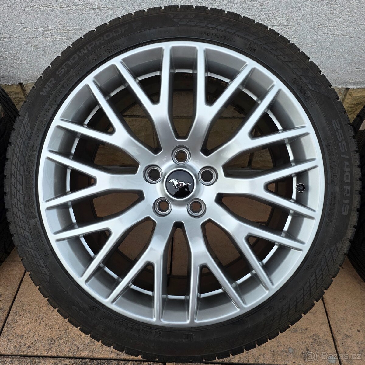 ALU disky + pneumatiky, 19", 255 / 40, zimní, Ford Mustang - 2
