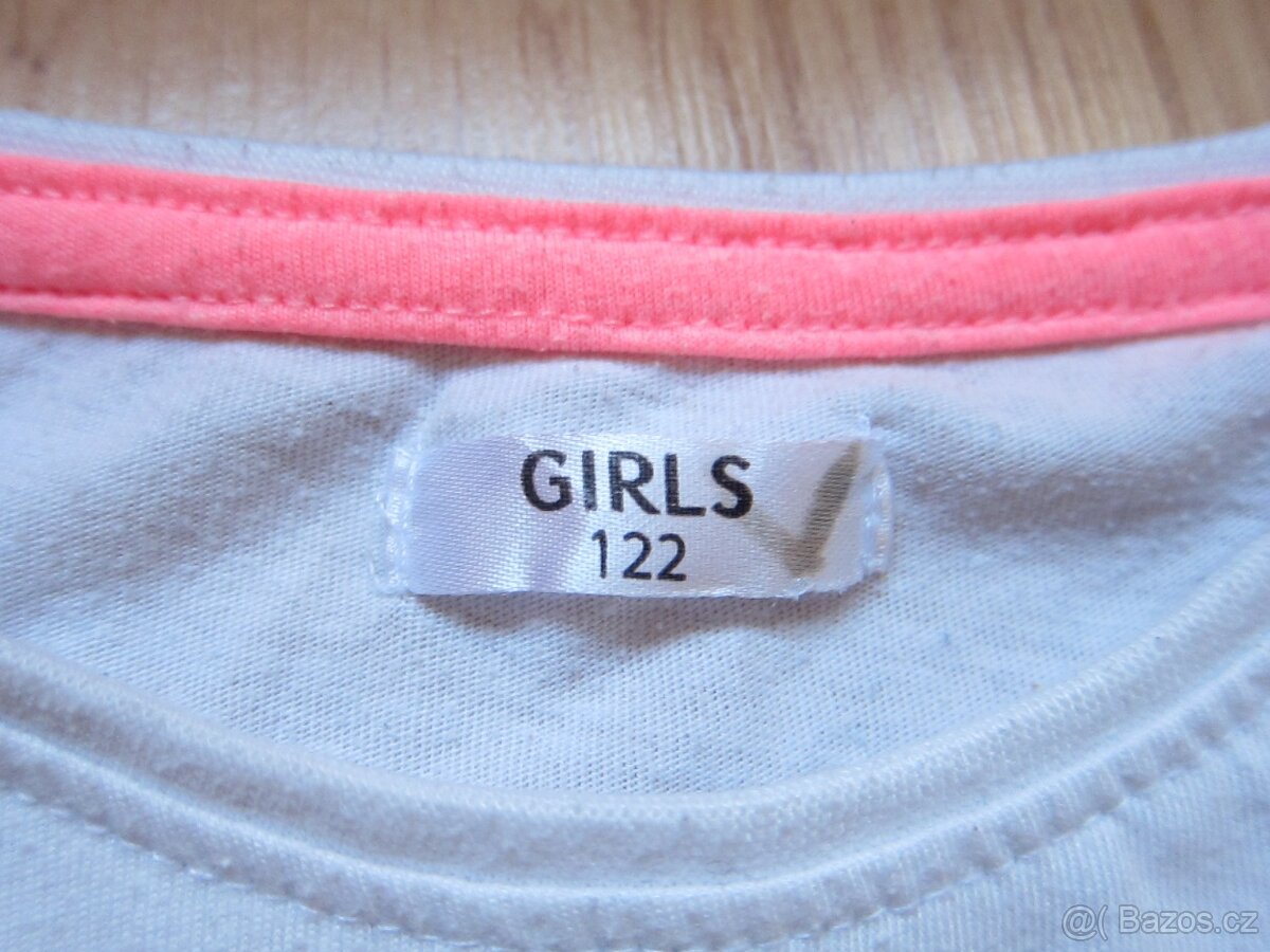 Dívčí tričko s krátkým rukávem vel.122 - 2