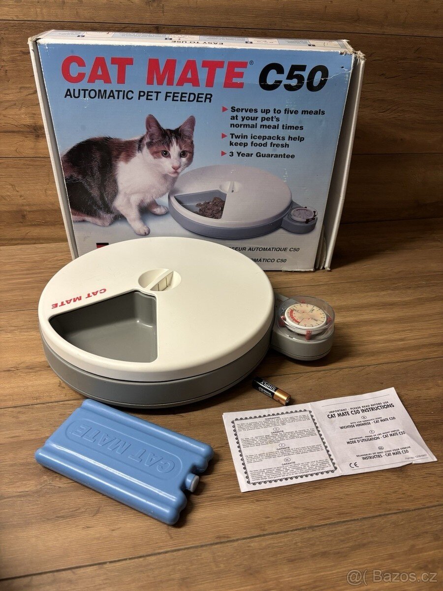 Automatický krmítko Cat Mate C50 pro domácí mazlíčky - 2