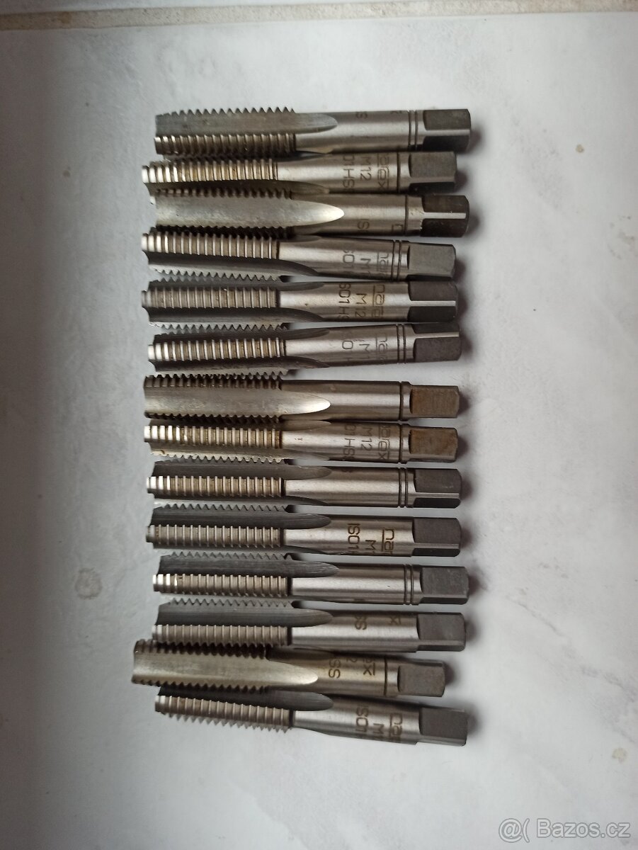 Prodám nové sadové závitníky M12 - 2