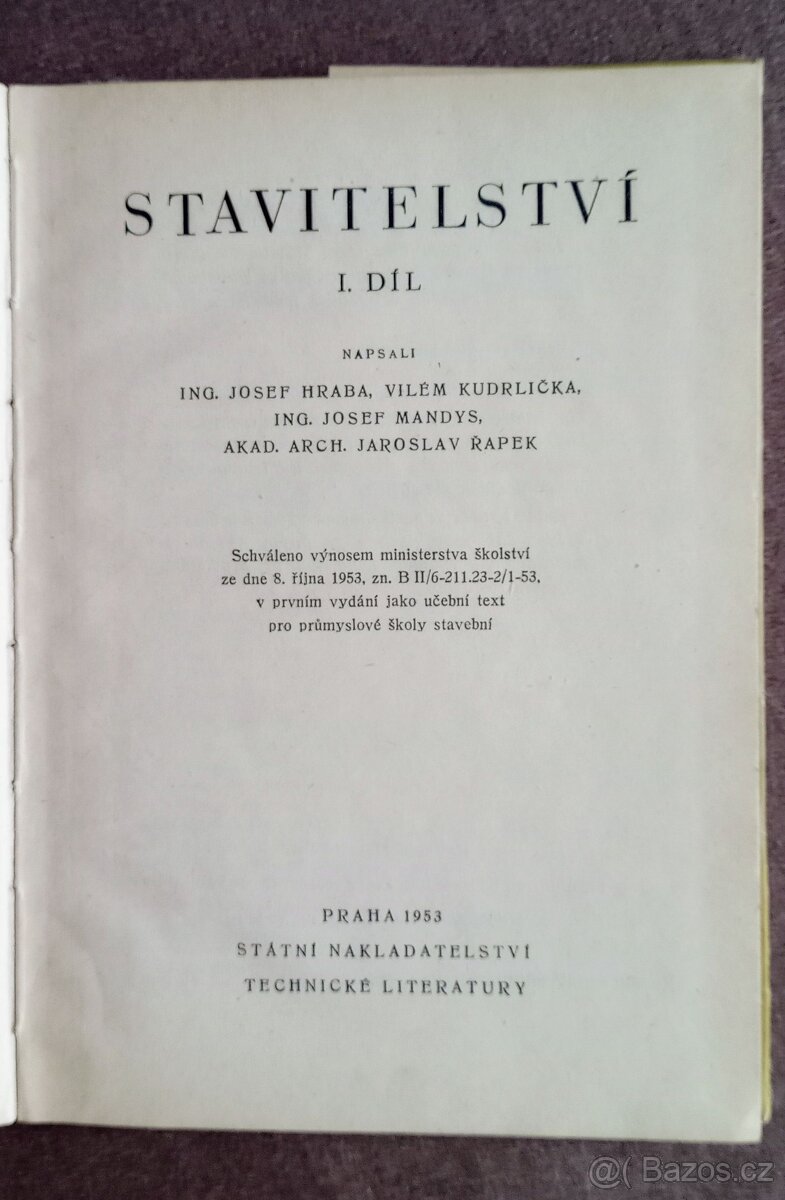 Stavitelství I. a III. díl - 2
