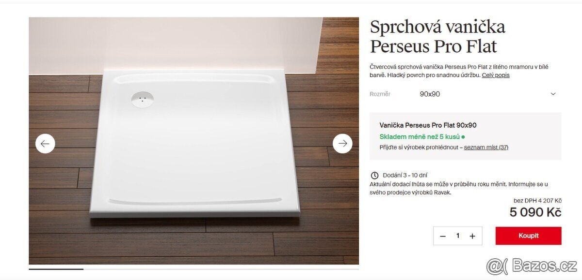 Ravak sprchová vanička - 2