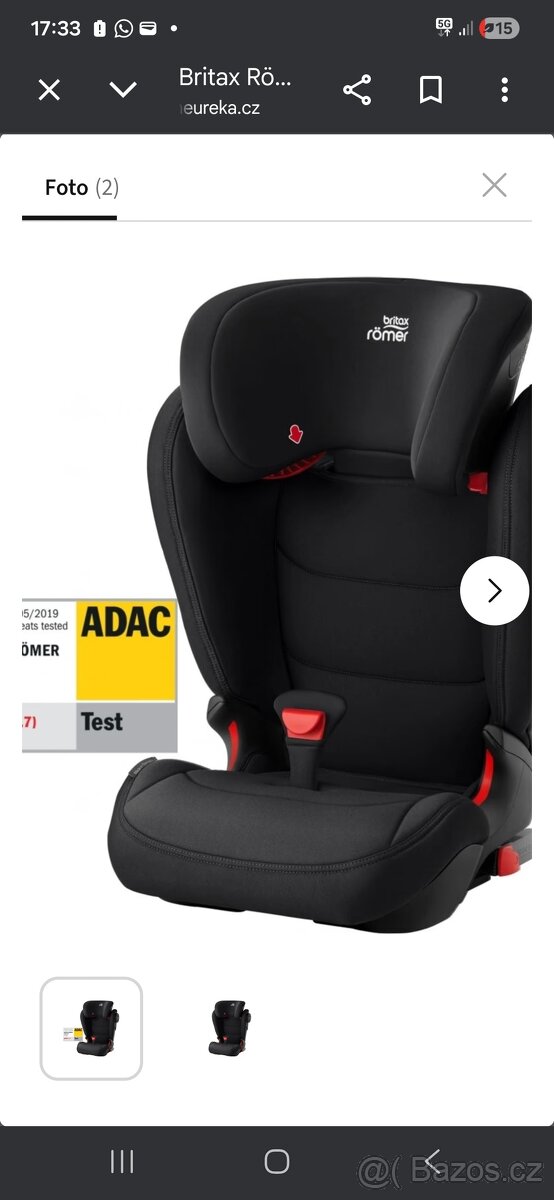 Britax Römer Autosedačka Kidfix III M - 2