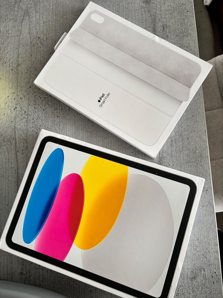 Ipad 10.9” 2022 v záruce, s krytem - 2