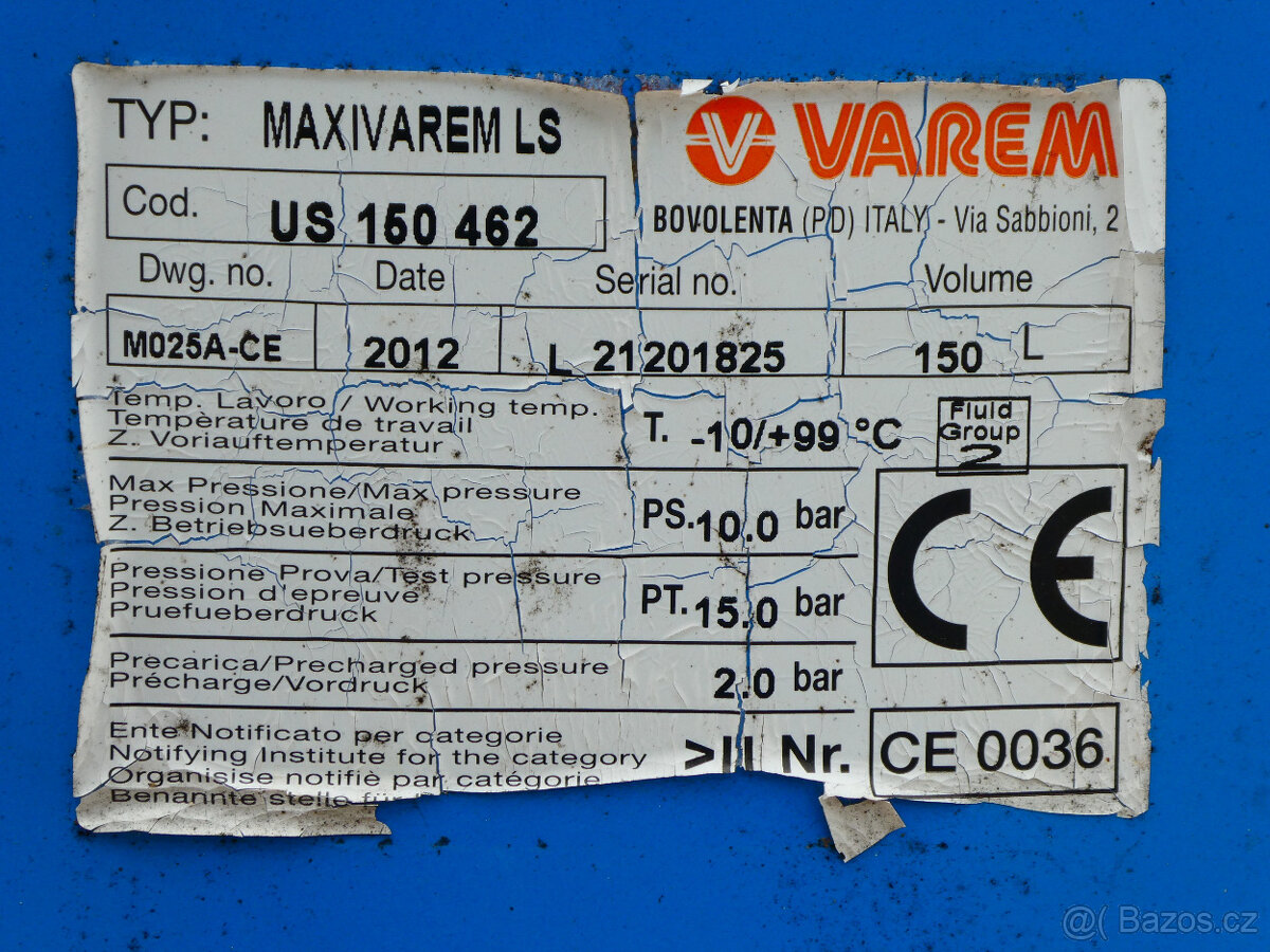 Darling, tlaková nádrž - 2