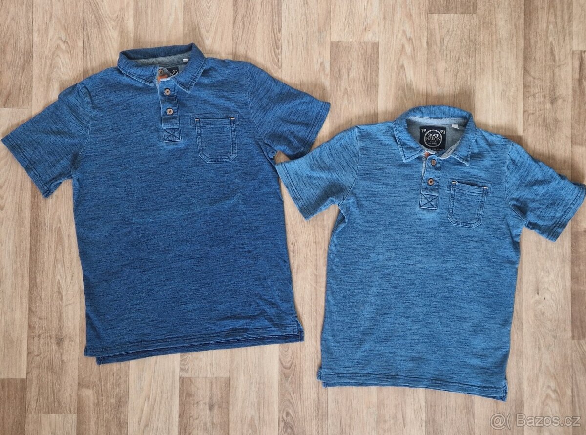 Polo tričko vel. 146/152, 134/140, C&A - 2