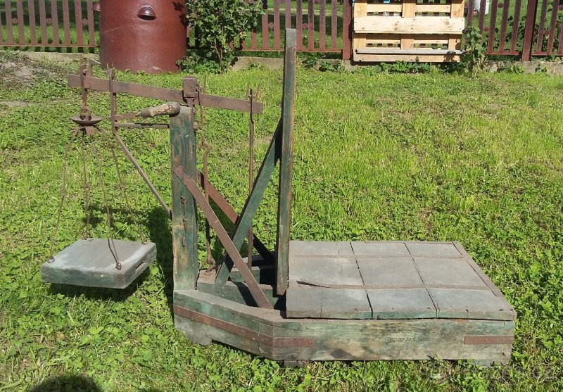 Historický obchodní váha - decimálka 1921 - 2