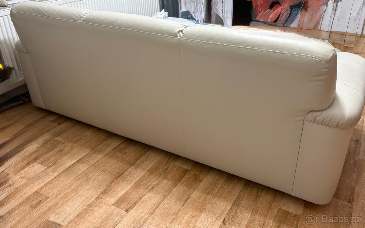 kožená rohová sedačka ikea - 2