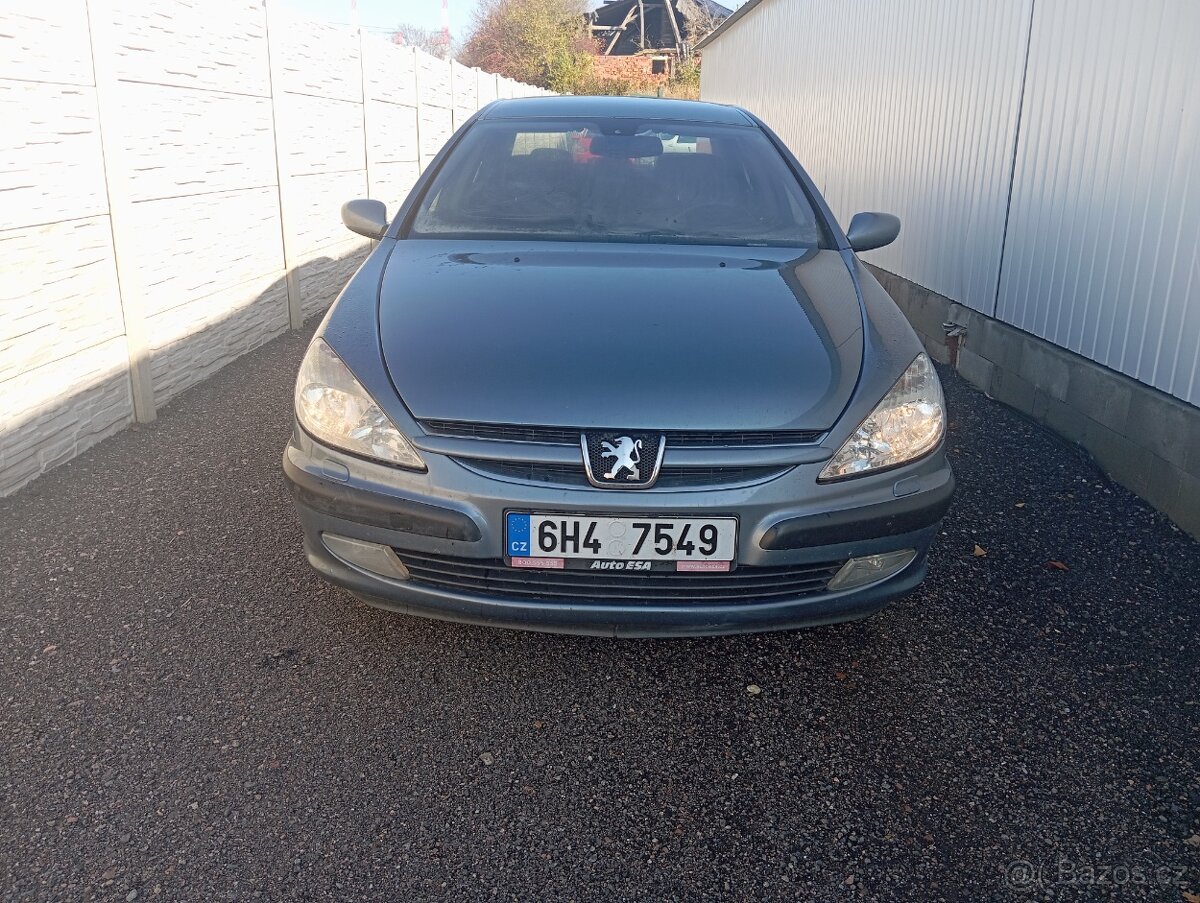 Peugeot 607 2,2 Hdi nová TK, velký servis.. - 2