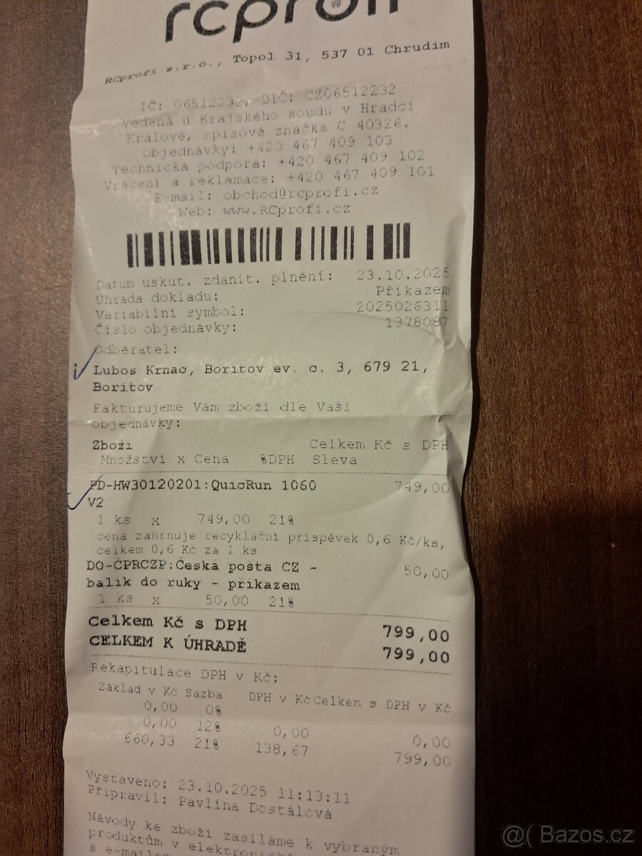 Stejnosměrný regulátor QuicRun 1060 V2 pro RC Auto - 2