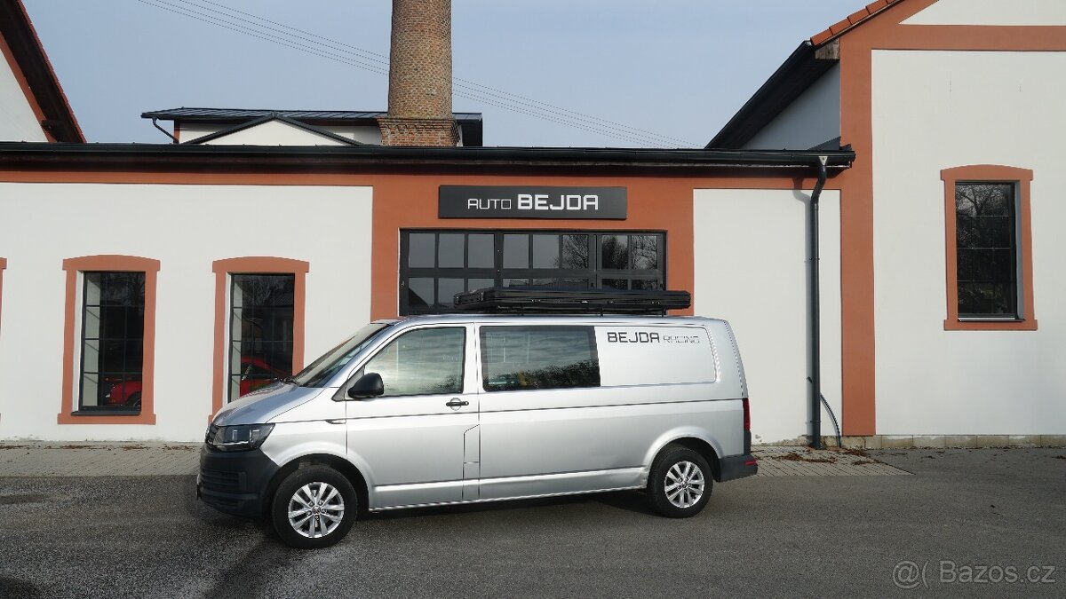 Volkswagen T6 long, DPH 2,0TDI,110kW, manuál, obytný,5 míst - 2