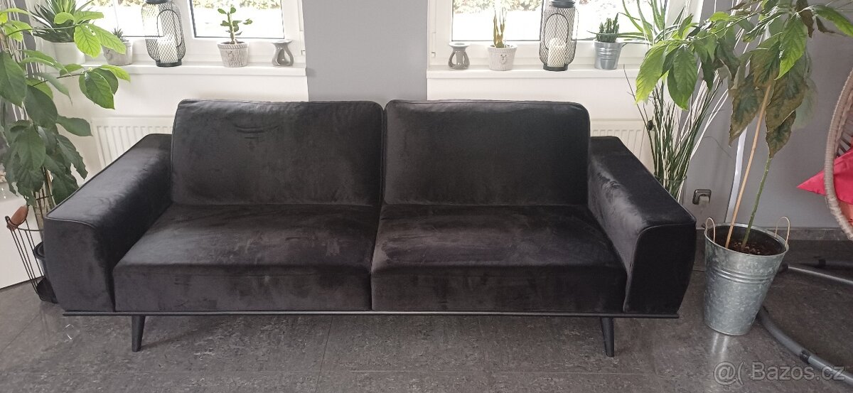 Luxusní černou sedačku - 2