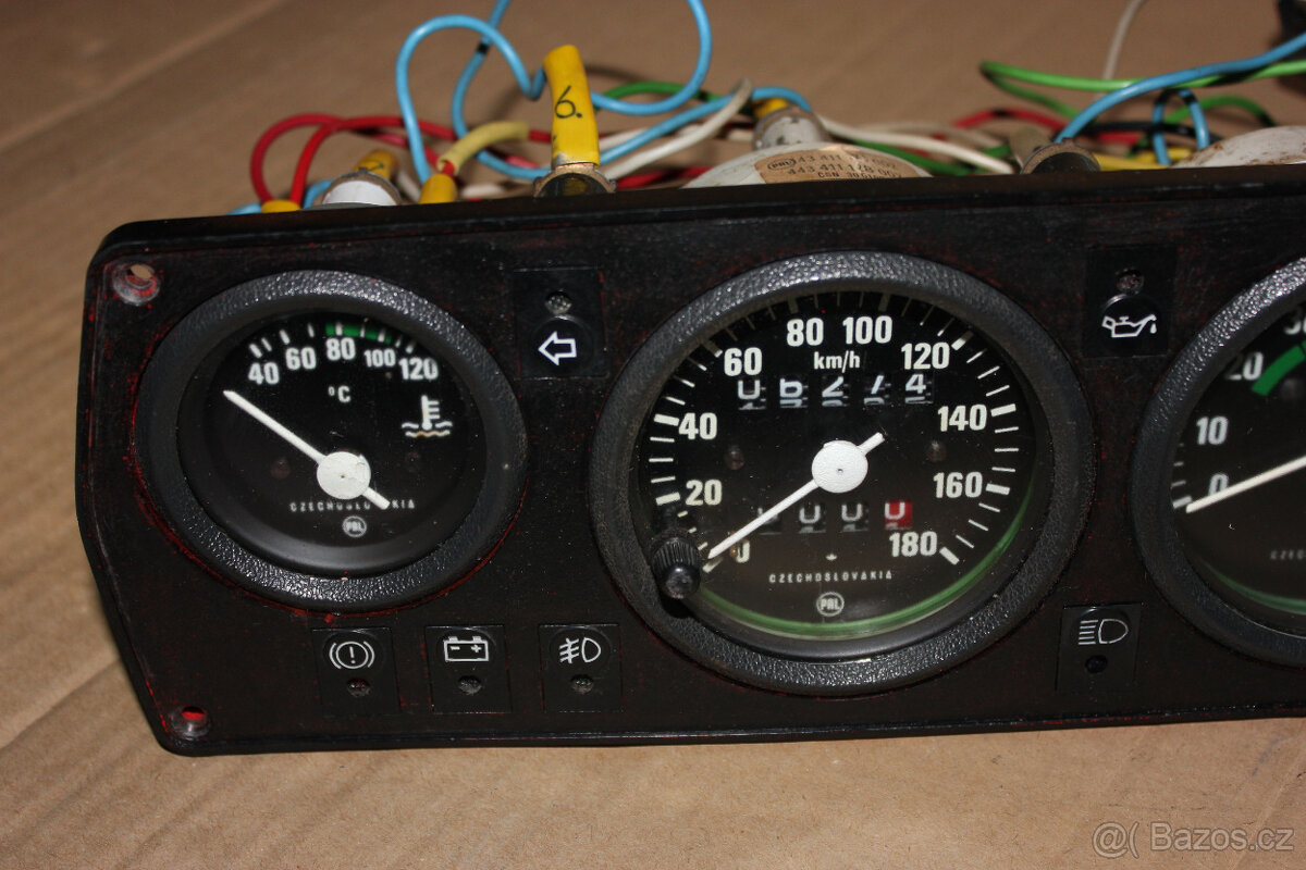 Přístrojové desky škoda 120LS/120GLS/130/135/136/Rapid/Garde - 2