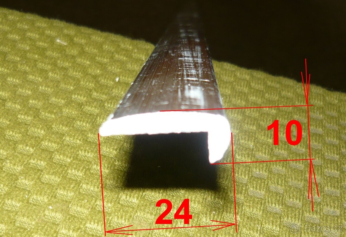 Hliníkové půlkulaté lišty a hliníková lemovací lišta - 2