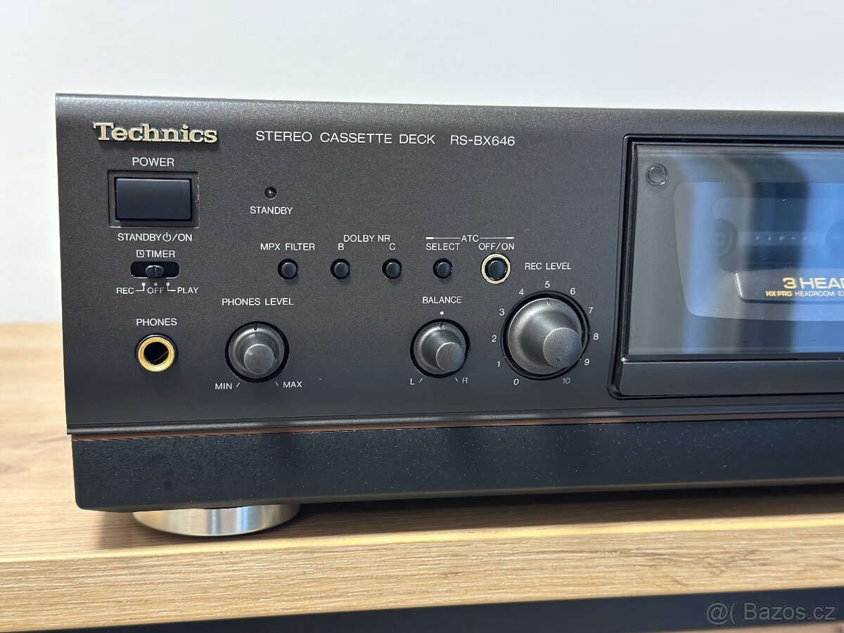 TECHNICS RS-BX646 VÝBORNÝ 3 HEAD STEREO TAPE DECK - 2