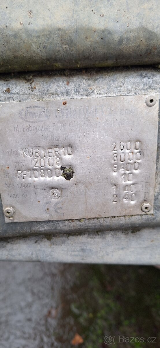 Přepravník dobytka kurier 10, dobytčák, návěs - 2