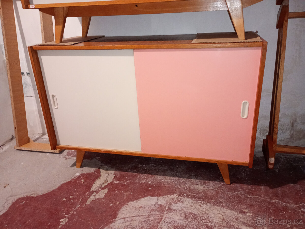 Komoda Jiroutek,šoupačka barevná,3ks - 2