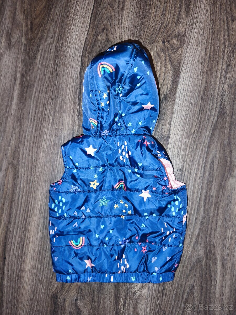 Dětská zimní vesta 0-3 měsíce - 2