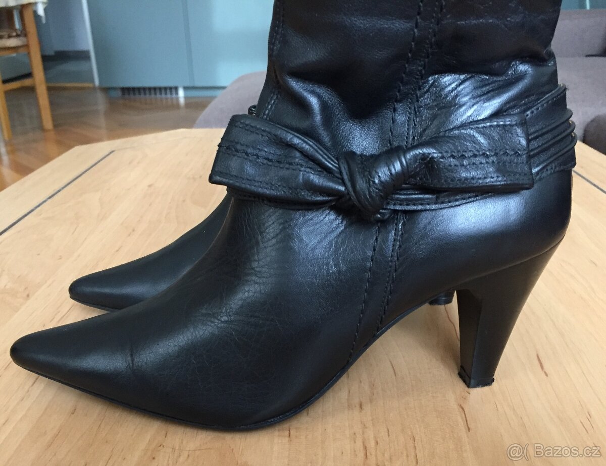 Černé polobotky vel. 38 - 2