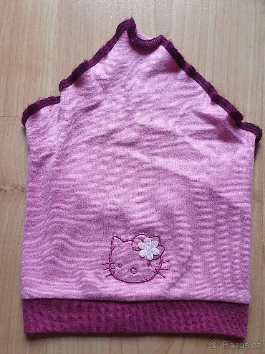 Šátek pletex růžový - 2