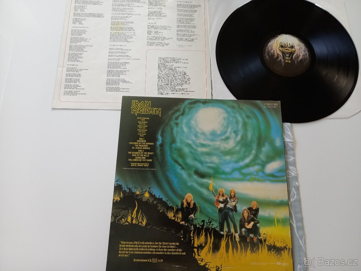 IRON MAIDEN „The Number of the Beast “/EMI 1982/+orig vnut o - 2