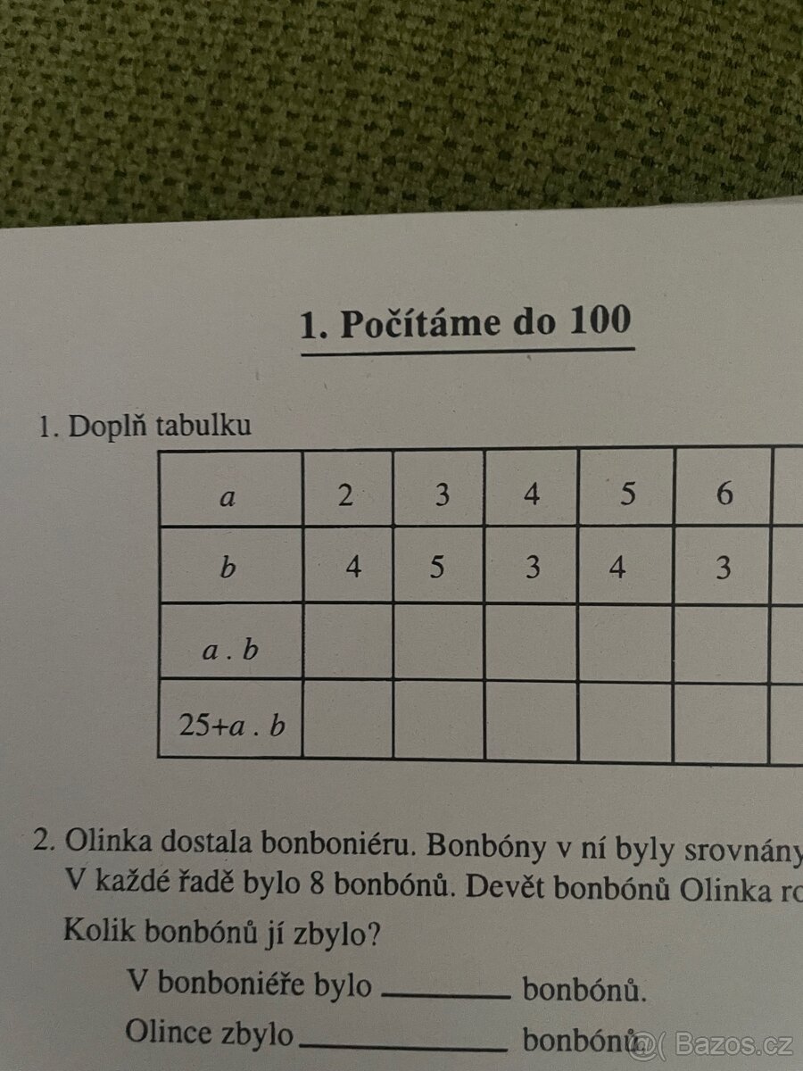 Opakovací prověrky z matematiky 3.ročník - 2