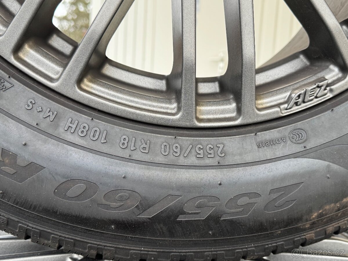 Alu Q7,5x112 r 18,zanovní kola i pneu.... - 2