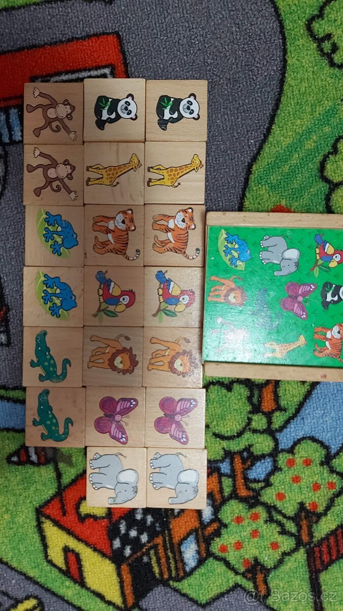 Dřevěné zvířátkové pexeso - 2