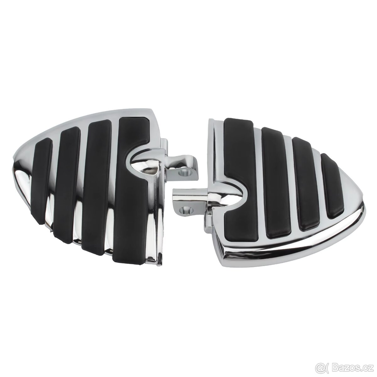 Masívní chrom plotny řidiče spolujezdce chopper,cruiser. - 2