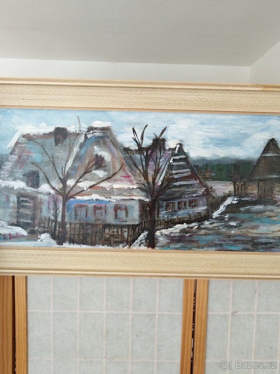 obraz JARNÍ TÁNÍ, olej, sign. František EMLER - 2