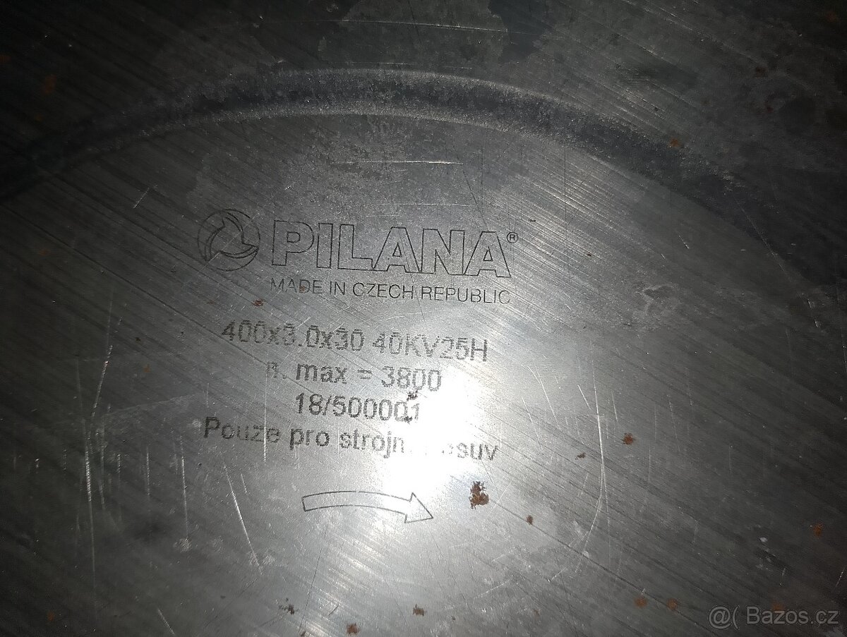 Kotouč Hanibal Pilana 400x3x30 40kv25h nepoužitý nový - 2