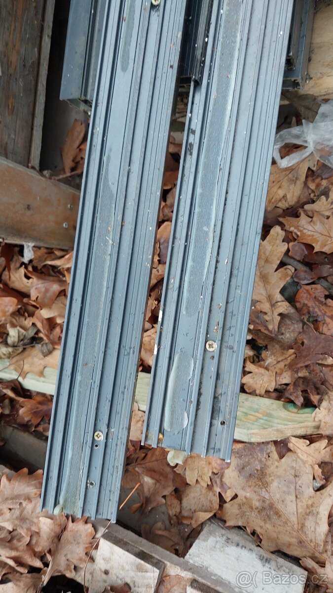 Hliníkové rozšiřovací profily pro HS portály. 240 cm délka - 2