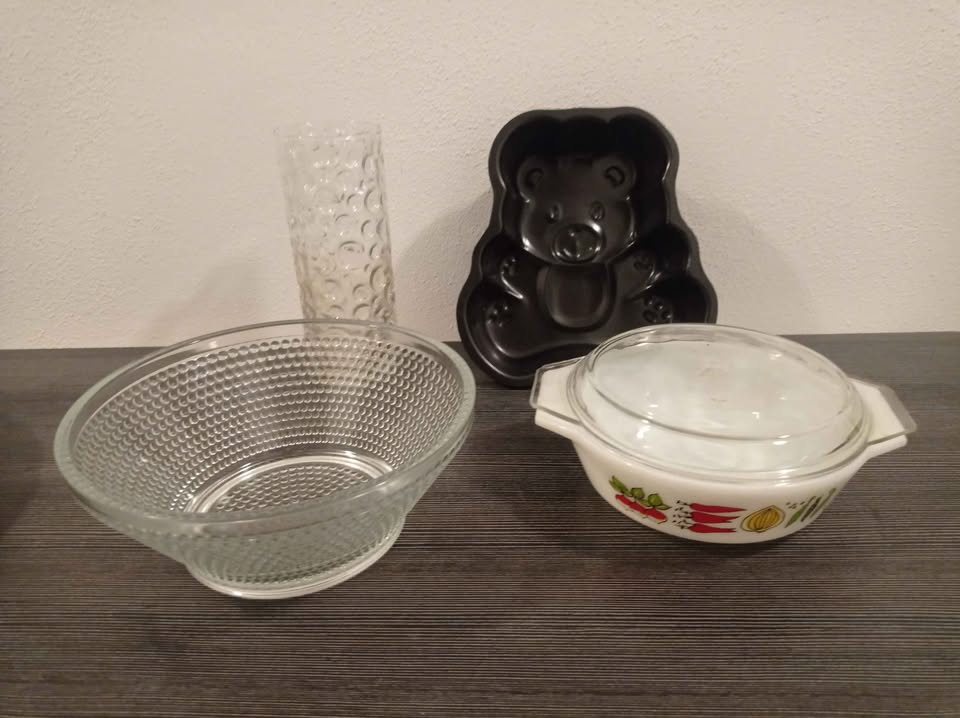 Nádobí, váza, miska, pečící forma - cena za vše - 2