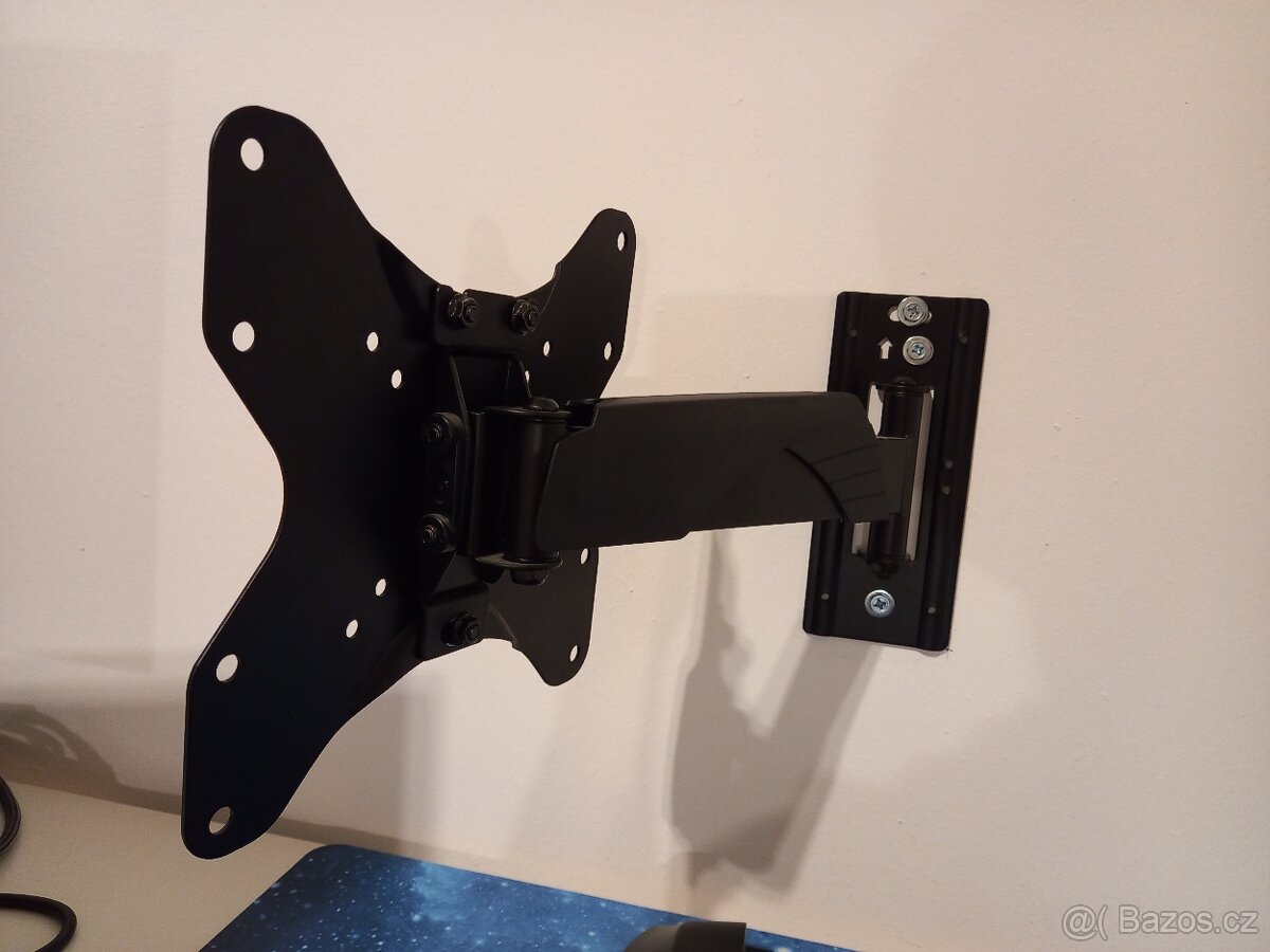 Držák na monitor AlzaErgo M250B Super Slim kloubový 23-42" - 2