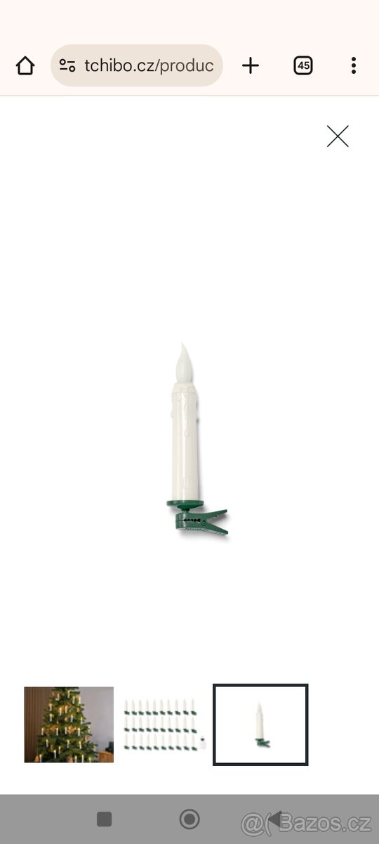 Nové Tchibo vánoční svíčky na stromeček - 2